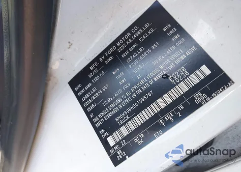 2012 Ford Transit Connect Xlt из США, поврежденный, VIN NM0KS9BN5CT095767